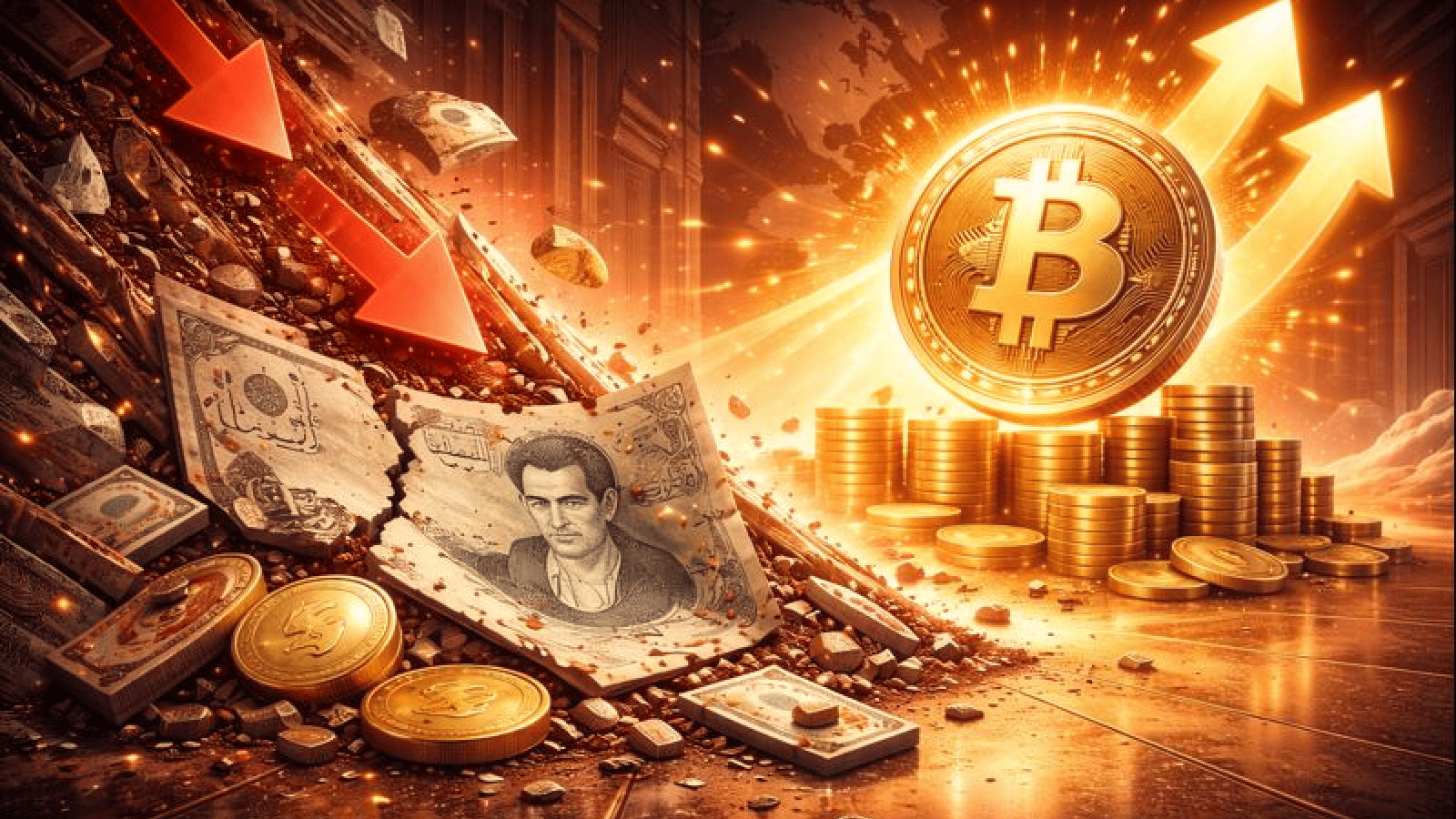 Moeda Iraniana em queda livre — Bitcoin surge como opção de saída