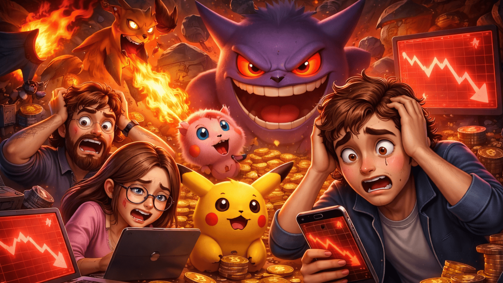 Promessa de ganhos com Pokémon vira pesadelo cripto e investidores perdem quase tudo