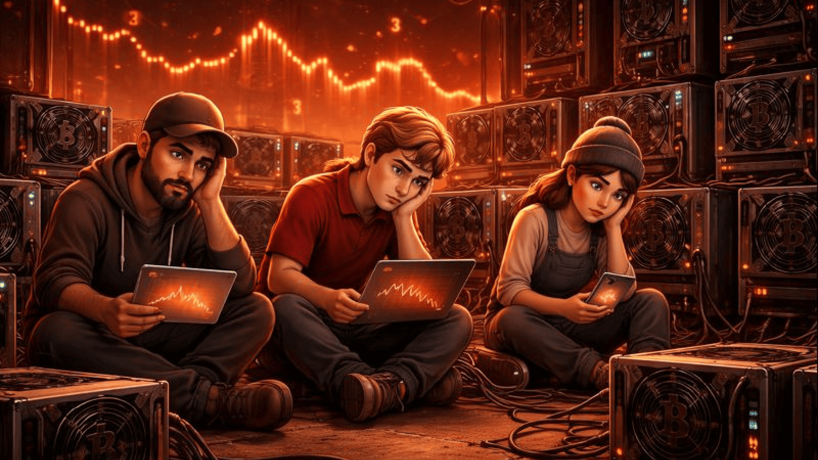 Queda da taxa de hash do Bitcoin: Mineradores ainda desligados apesar da alta no preço