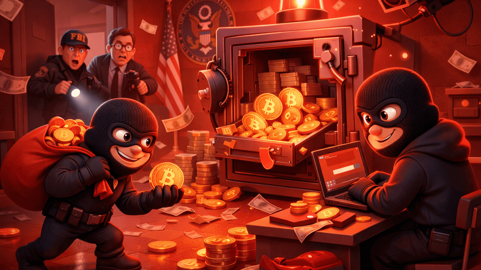 Roubo de US$ 40 milhões expõe falha grave na custódia de criptos do governo dos EUA