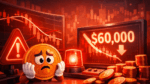 Sinal técnico acende alerta no Bitcoin: novo “death cross” coloca US$ 60 mil no radar
