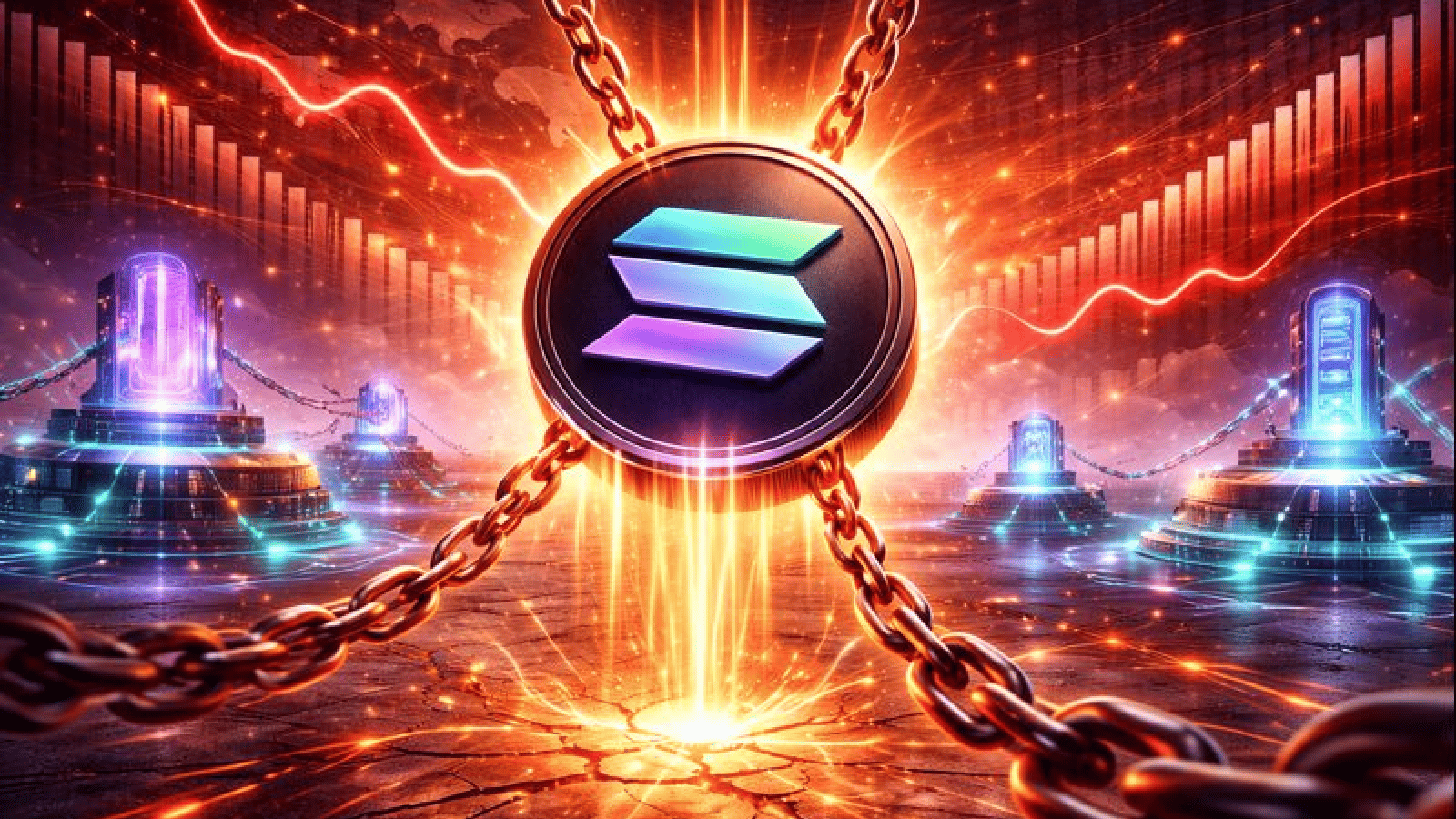 Solana lidera o DeFi enquanto preço do SOL enfrenta pressão de curto prazo