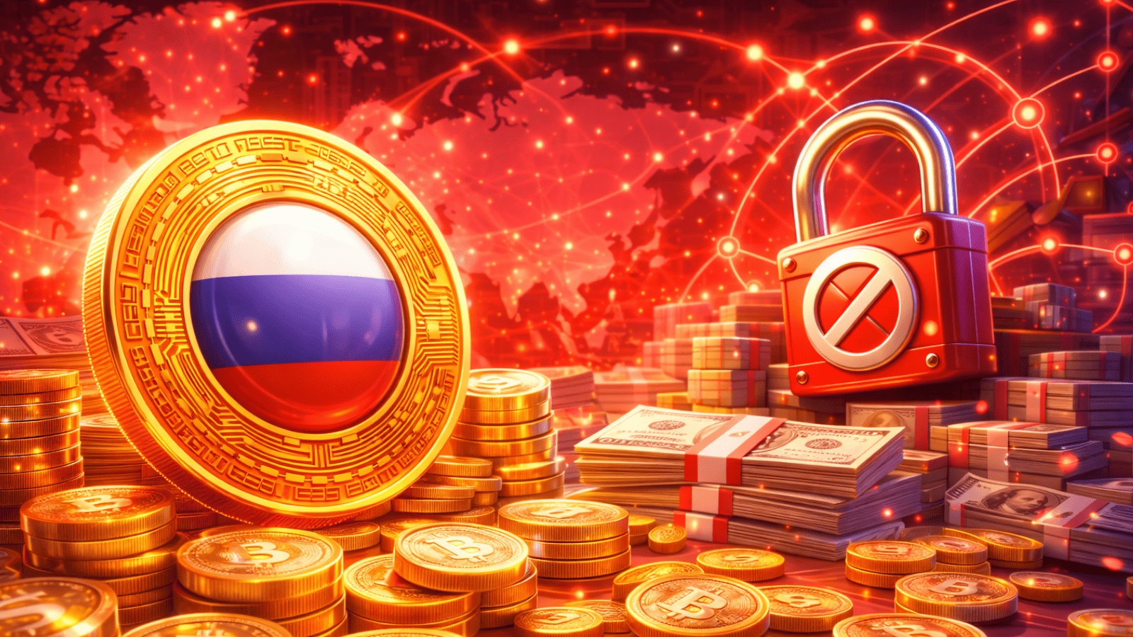 Stablecoin russa ligada a sanções movimentou US$ 100 bilhões antes de bloqueios, diz Elliptic