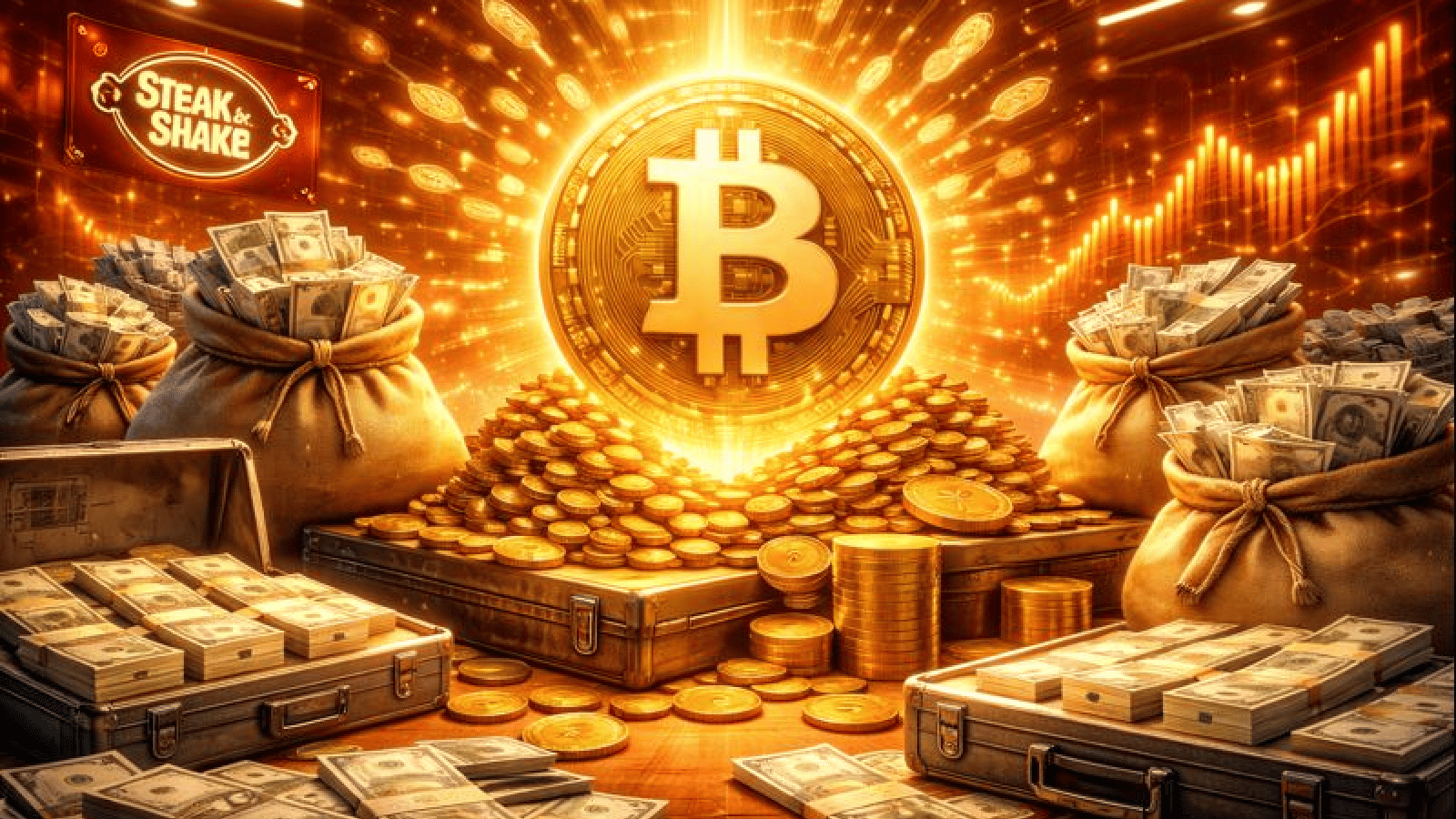 Steak ‘n Shake investe mais US$ 10 milhões em suas reserva de Bitcoin