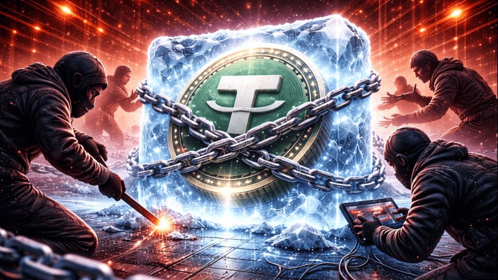 Suspeita de fraude Tether congela US$ 182 milhões em blockchain Tron