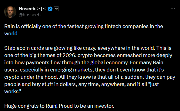 Você vai usar cripto sem perceber: cartões com stablecoins viram tendência global para 2026