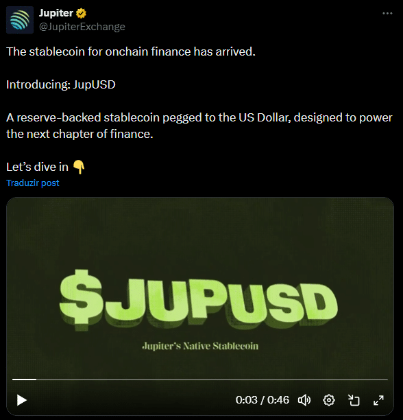 BlackRock entra no DeFi: stablecoin da Jupiter abre caminho para grandes investidores