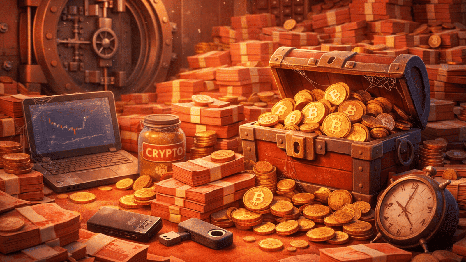 US$ 200 milhões esquecidos: Bithumb revela fortunas cripto paradas há quase 12 anos