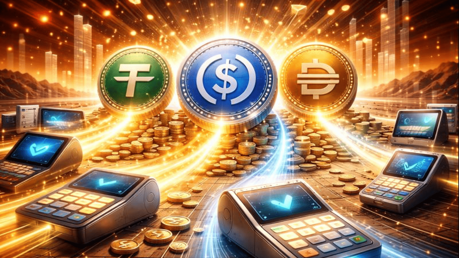 Uso de stablecoins dispara Visa aponta US$ 4,5 bilhões em liquidações anuais