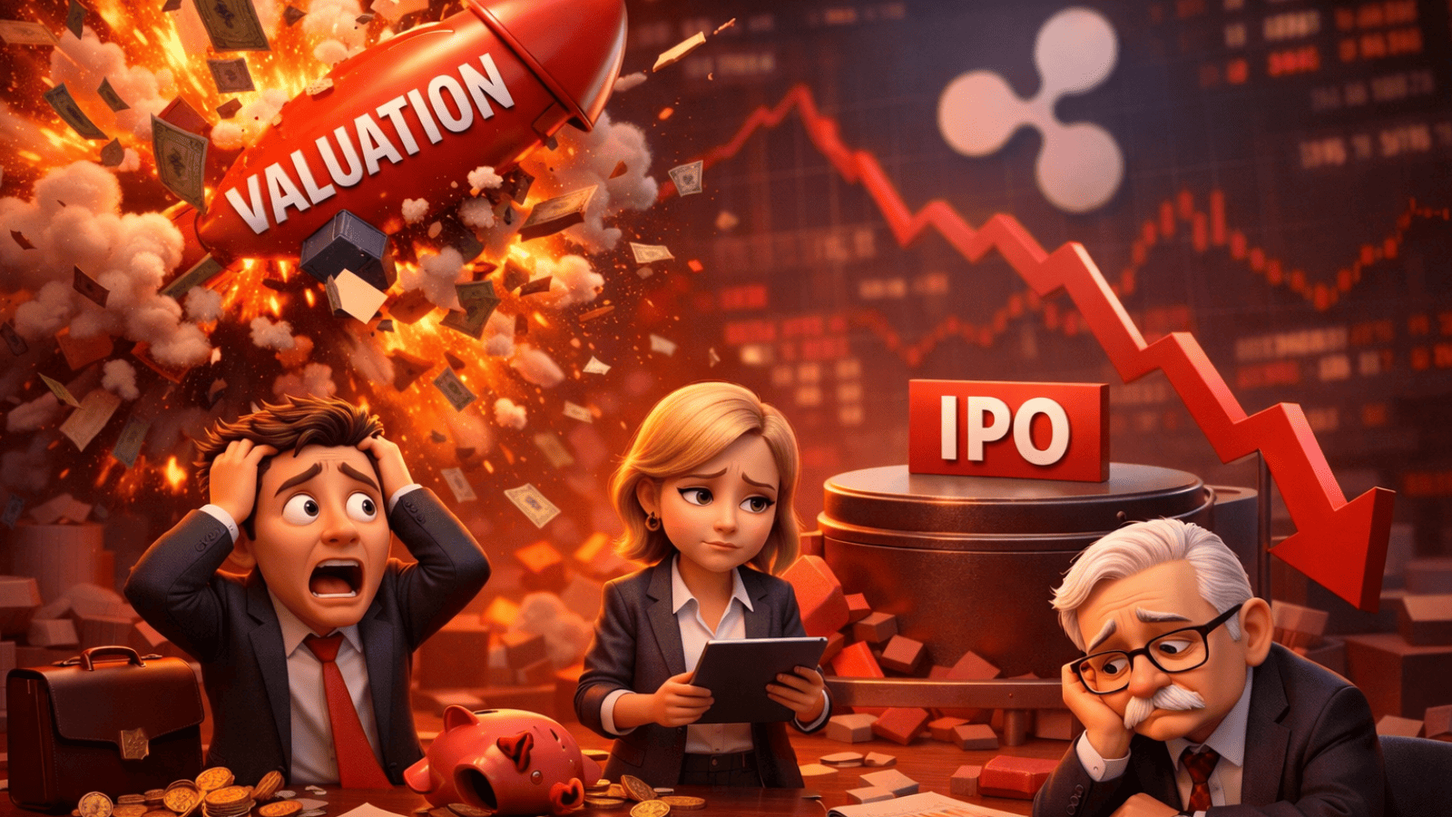 Valuation explode, mas IPO não vem: Ripple frustra expectativas do mercado
