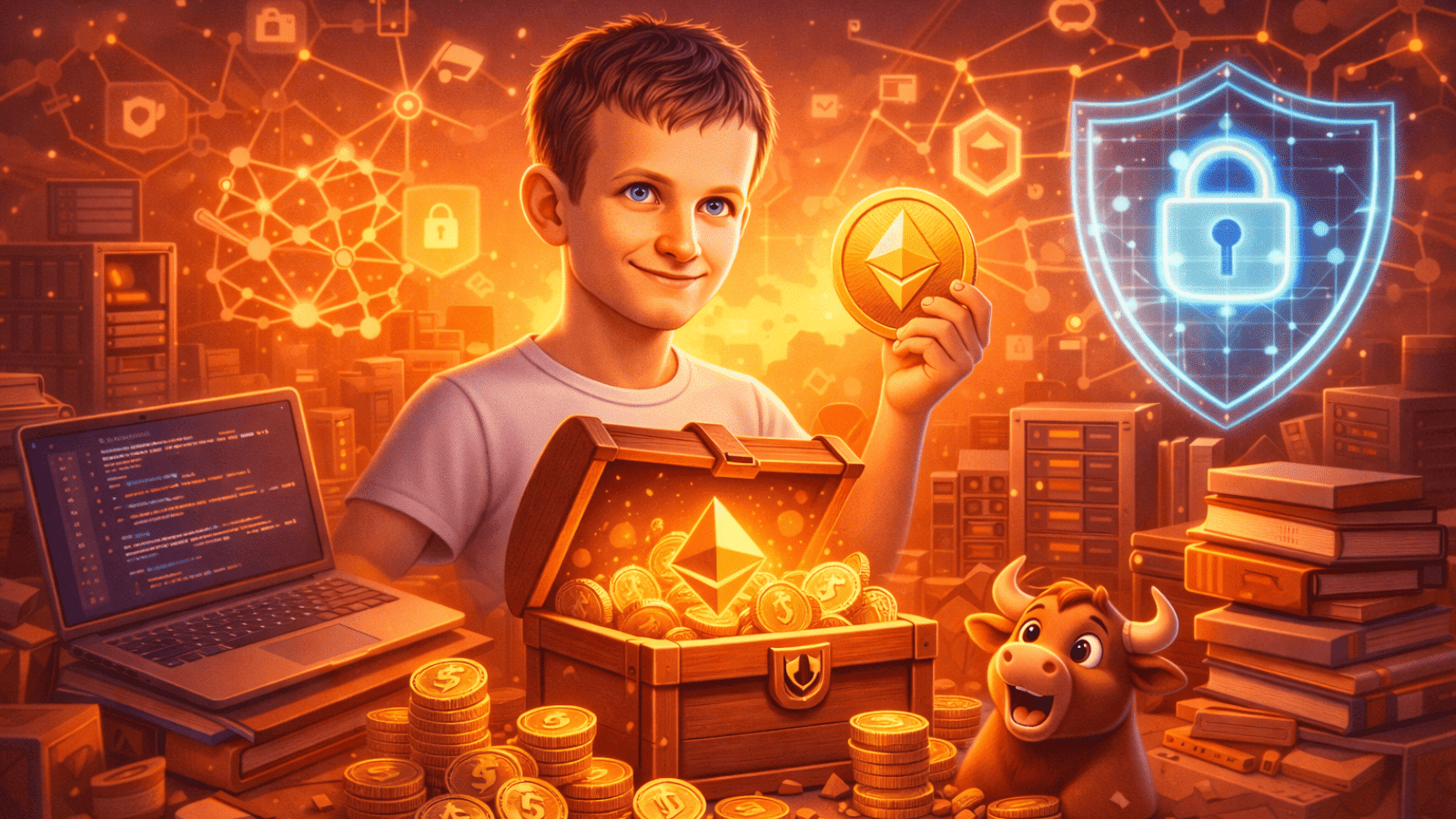 Vitalik Buterin destina US$ 45 milhões em ETH para privacidade e infraestrutura open source