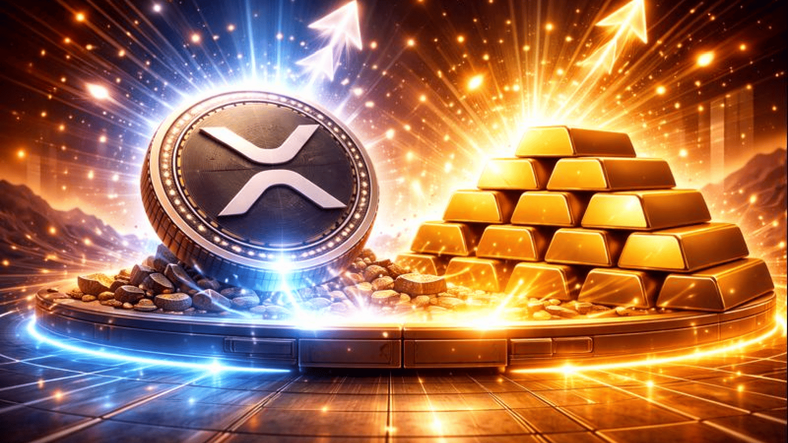 XRP vs Ouro: Relação atinge suporte histórico — Alta à vista?
