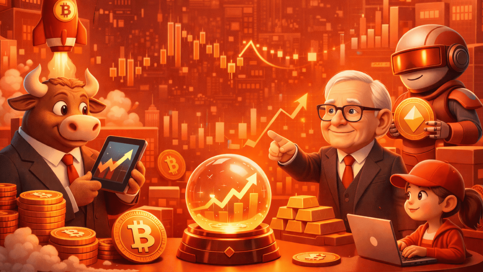 Não é mais especulação: as previsões dos maiores players do mundo para o mercado cripto em 2026