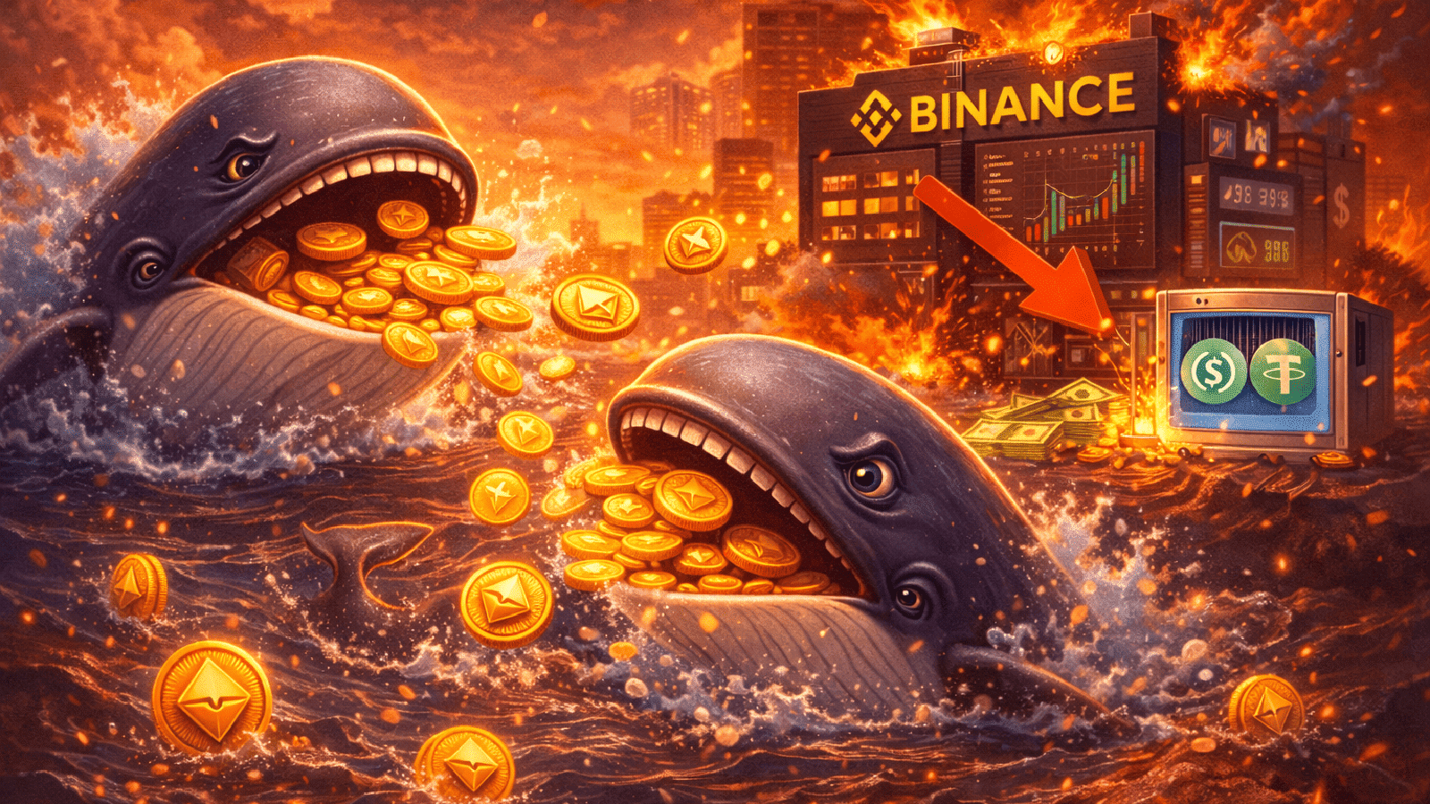 Baleias do XRP atacam a Binance enquanto regras para stablecoins são silenciosamente flexibilizadas