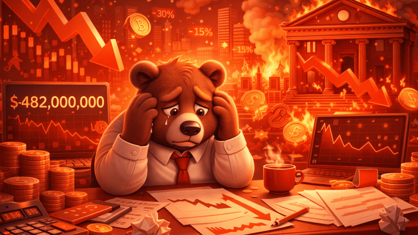 Bear market cobra seu preço: Galaxy Digital fecha trimestre com prejuízo histórico de US$ 482 milhões