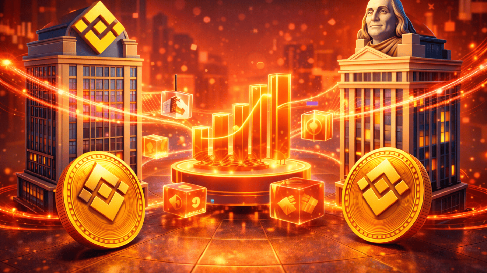 Binance e Franklin Templeton liberam US$ 766 milhões em ativos tokenizados para negociação