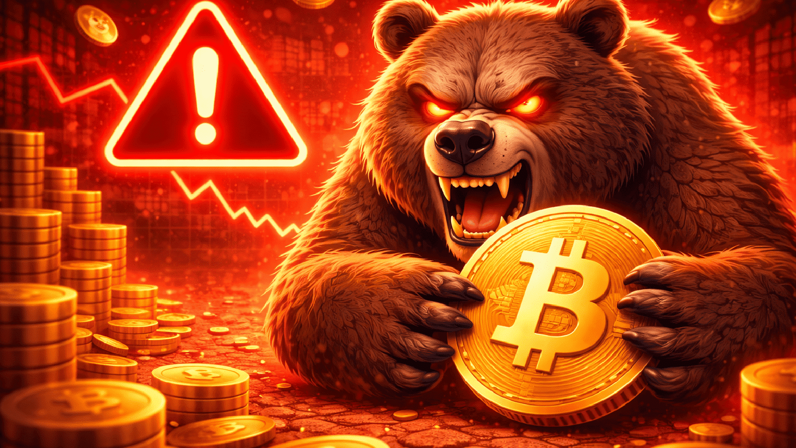 Bitcoin abaixo de US$ 70 mil Taxa de financiamento negativa acende sinal vermelho no mercado