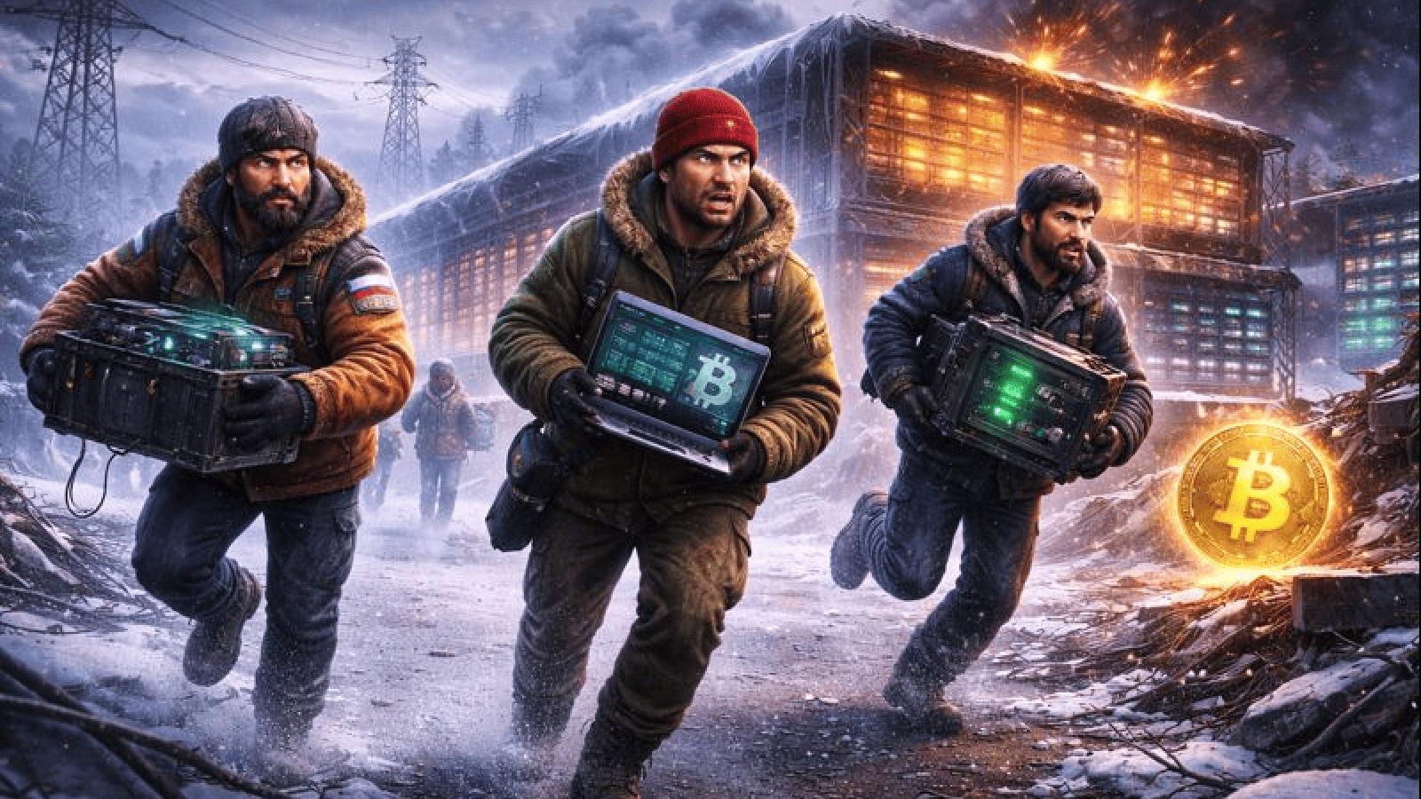 Bitcoin sob pressão: Mineradores russos podem sair do jogo com colapso da BitRiver