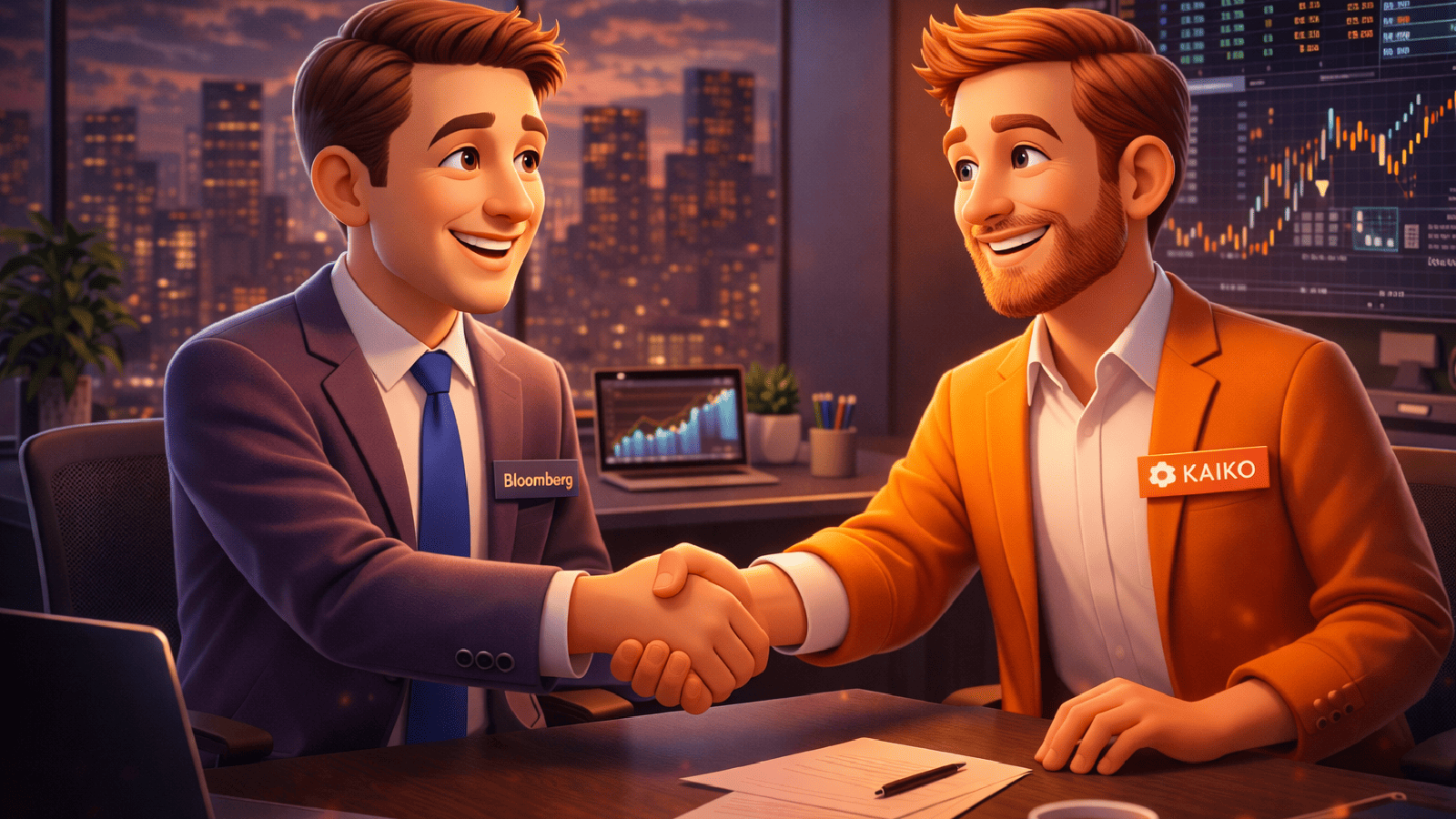 Bloomberg expande dados financeiros para mercados tokenizados de US$ 25 bilhões em parceria com a Kaiko