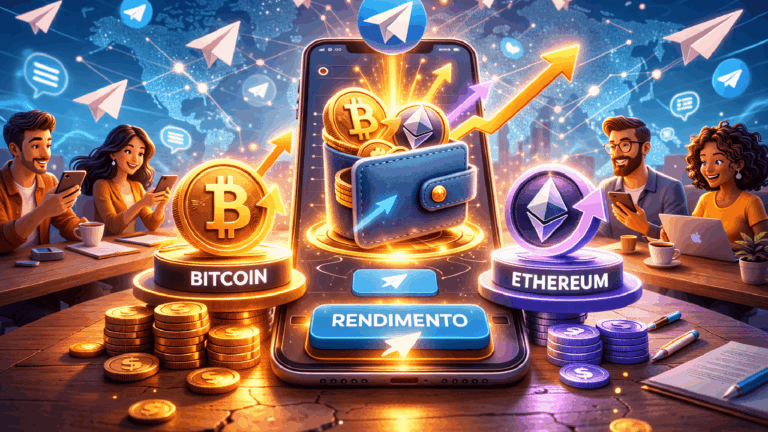 Carteira do Telegram lança rendimento em Bitcoin e Ethereum