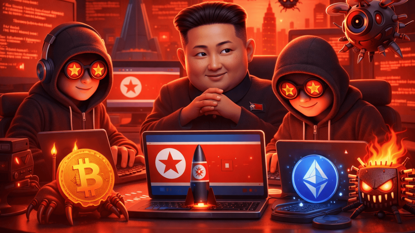 Coreia do Norte intensifica guerra cibernética contra o setor cripto, diz Google Cloud