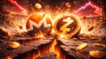Criptomoedas de privacidade despencam – Monero e Zcash lideram perdas