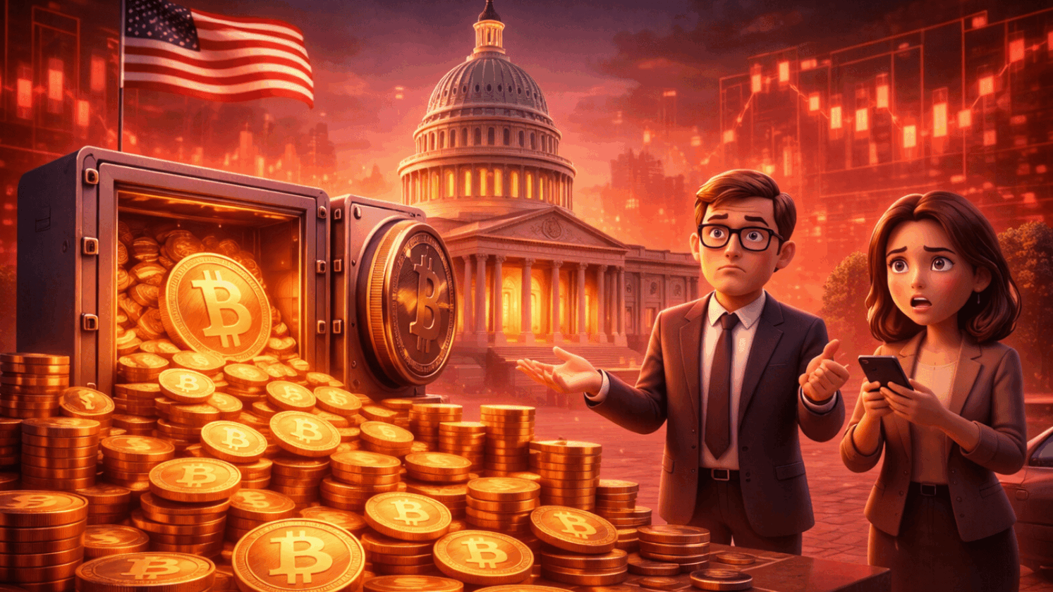 EUA têm bilhões em Bitcoin, mas recusam fazer o que o mercado esperava