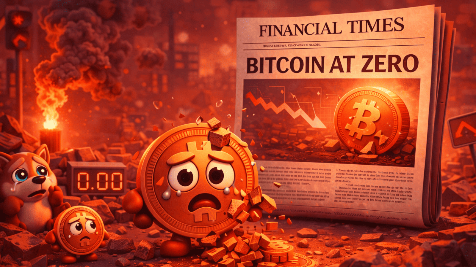 Financial Times decreta ‘Bitcoin a zero’ — e reacende o sinal mais clássico de fundo do mercado