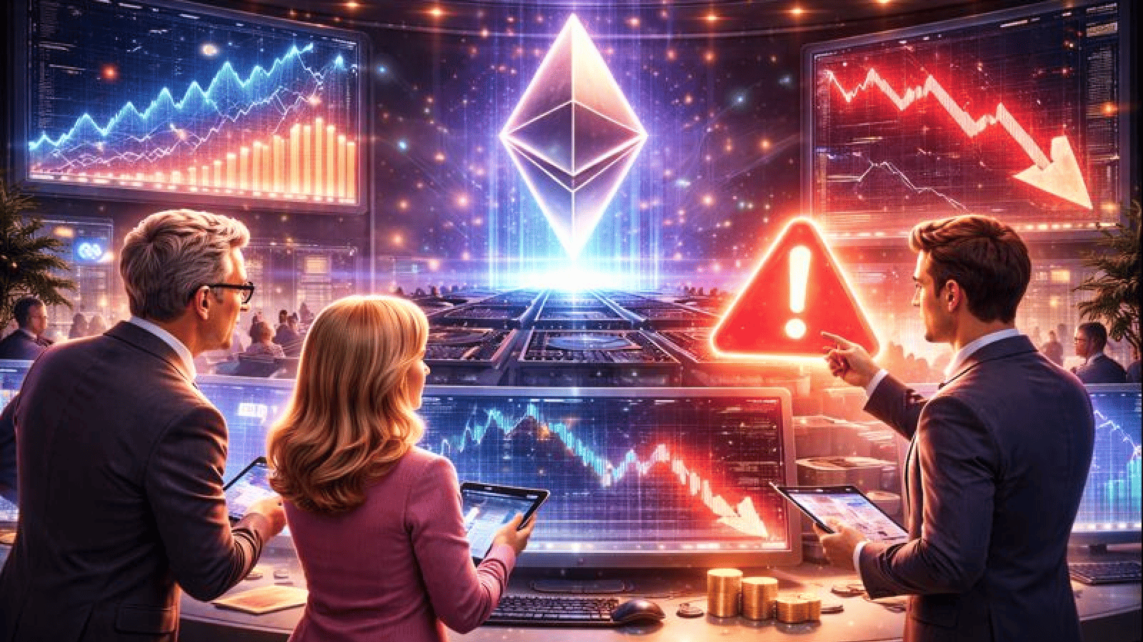 Goldman Sachs aponta risco no Ethereum: Preço não acompanha crescimento da rede