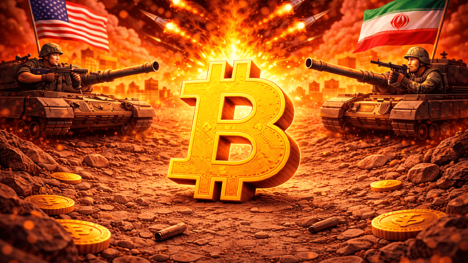 Guerra à vista? Veja como o Bitcoin pode reagir a uma ofensiva militar dos EUA contra o Irã