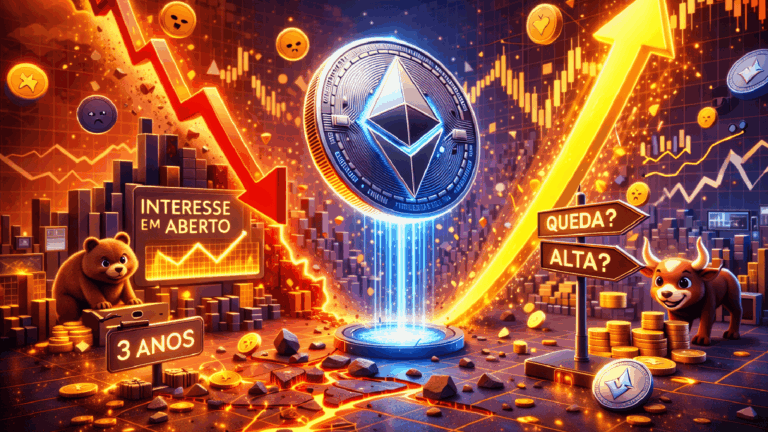Interesse em aberto do Ethereum atinge mínima de 3 anos: o preço do Ether vai despencar ou reagir?