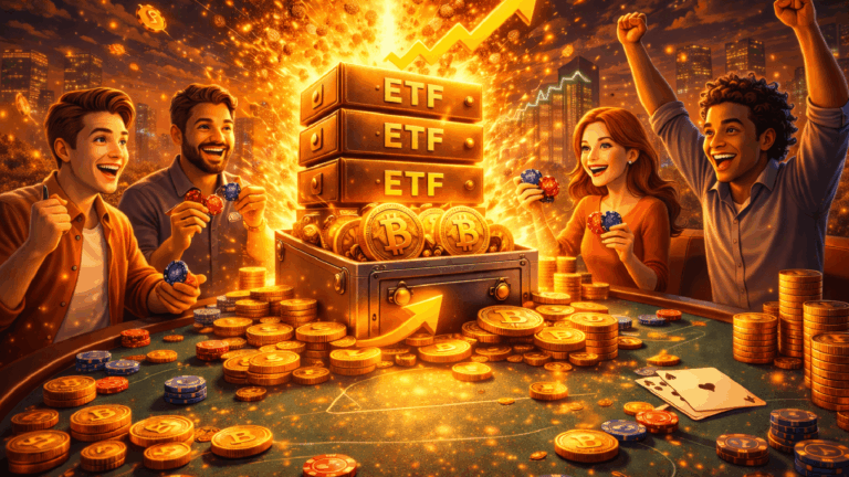 Investidores Voltando? ETFs de Bitcoin lideram recuperação de US$ 140 bilhões no mercado de criptomoedas