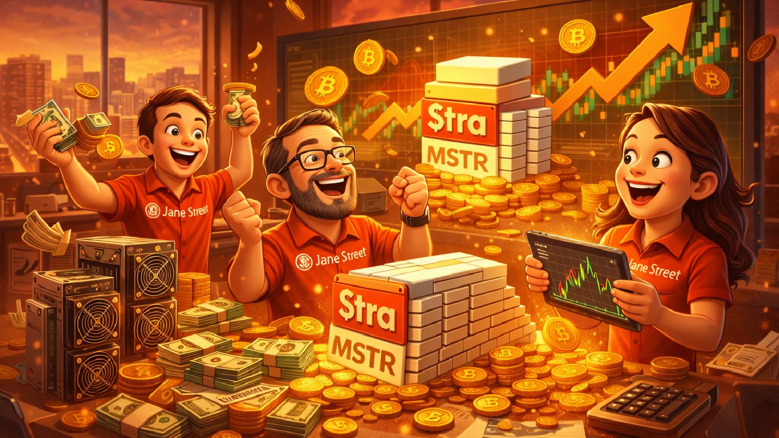 Jane Street amplia aposta na Strategy (MSTR) em 473% e eleva posição para US$ 121 milhões