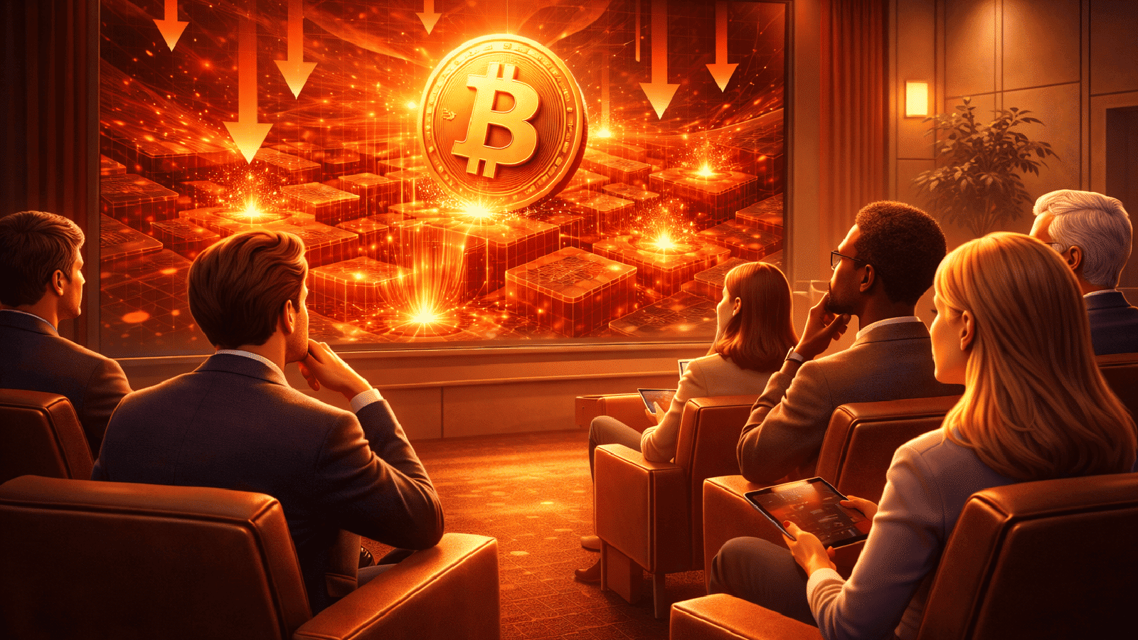 Mapa de liquidação do Bitcoin revela forte pressão de venda a descoberto