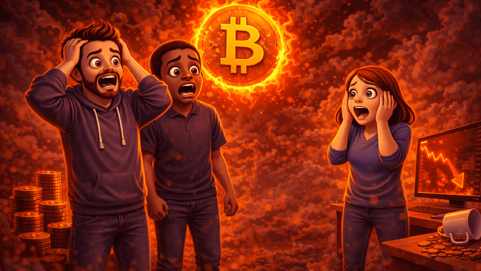 Medo extremo domina as criptomoedas, mas Bitcoin mira os US$ 70 mil