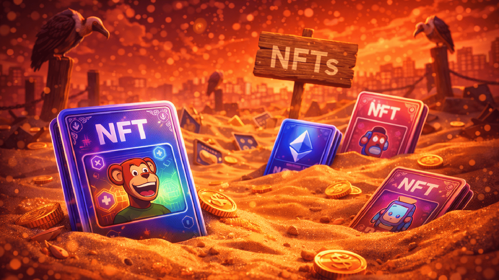 Mercado de NFTs volta aos níveis pré-2021 e marca fim da era da especulação