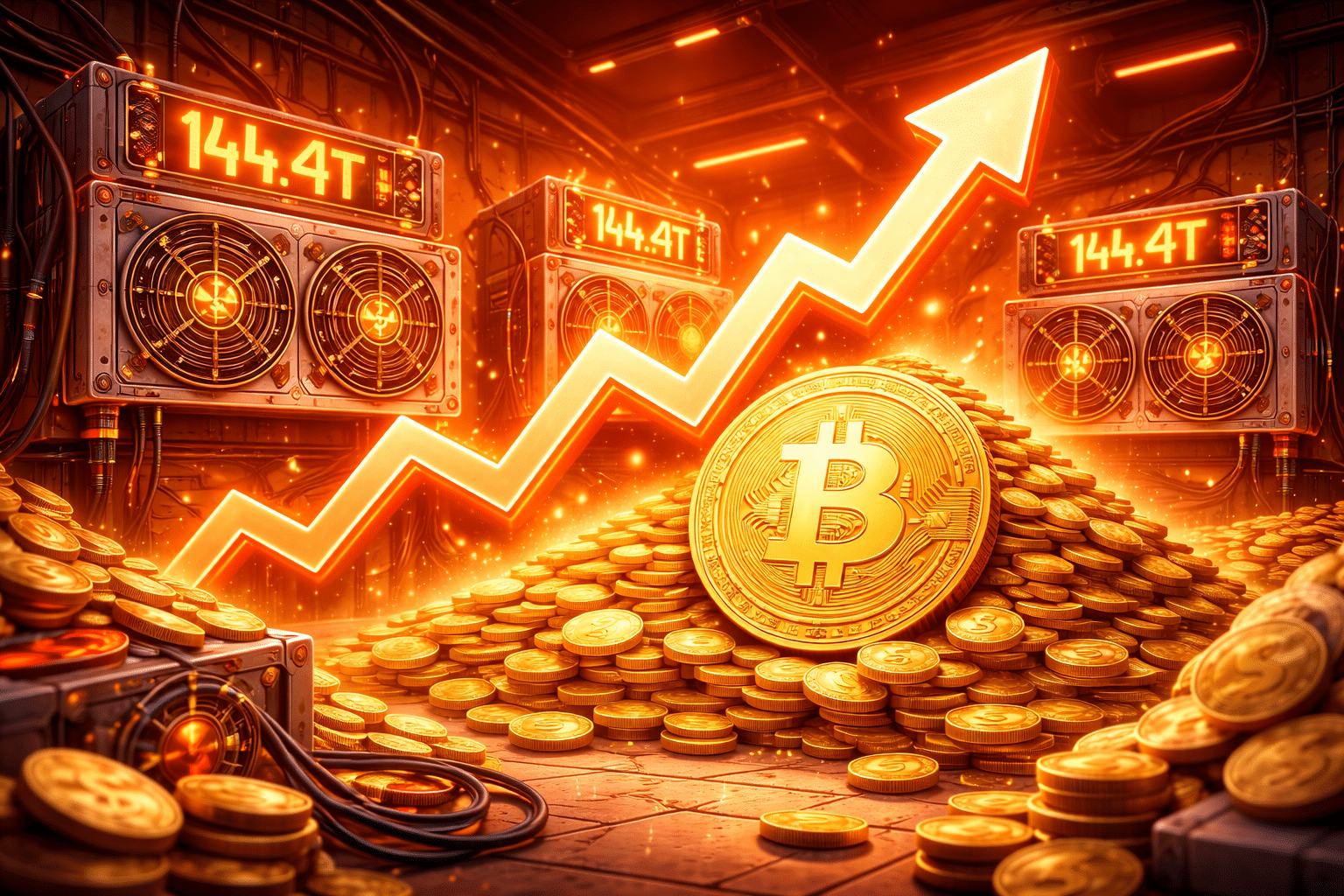 Dificuldade de mineração de Bitcoin registra maior alta desde 2021