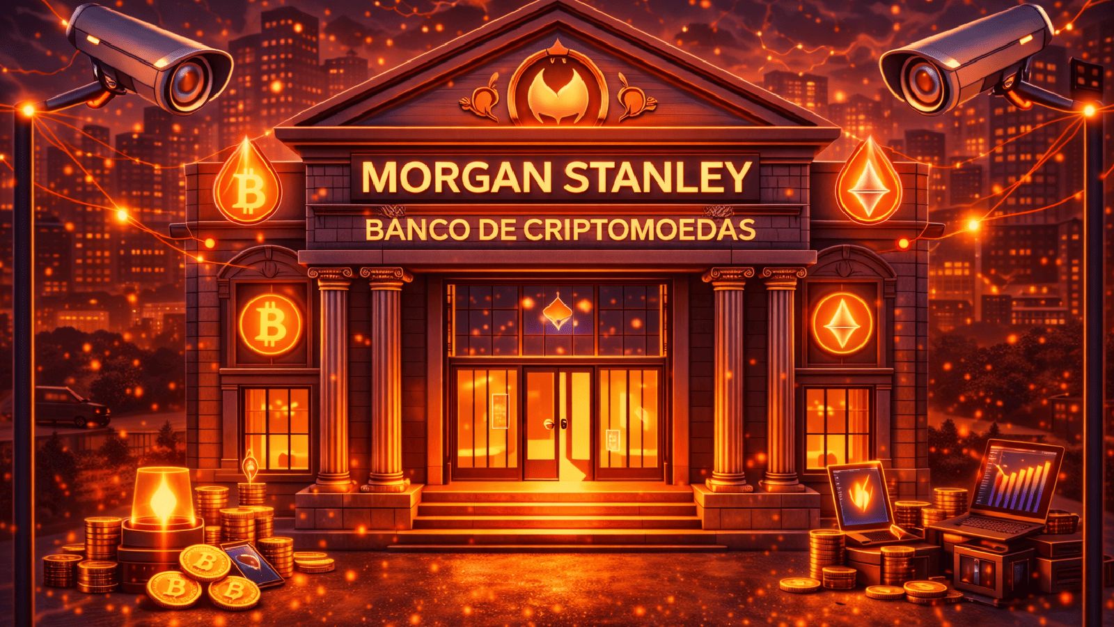 Morgan Stanley quer lançar seu próprio banco de criptomoedas e agita o mercado financeiro