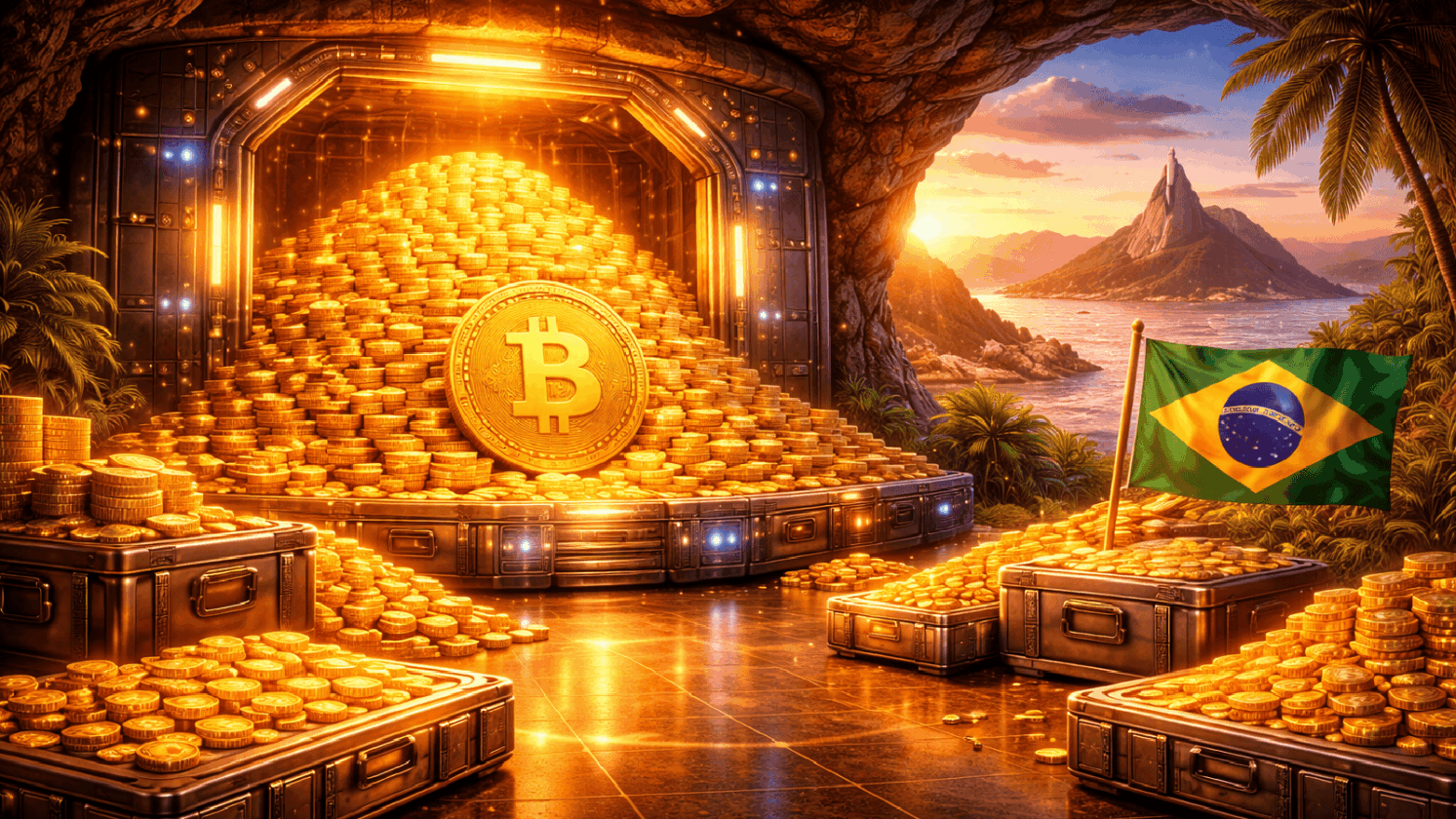 Preço do Bitcoin mira US$ 70 mil enquanto Brasil planeja reserva soberana de 1 milhão de BTC