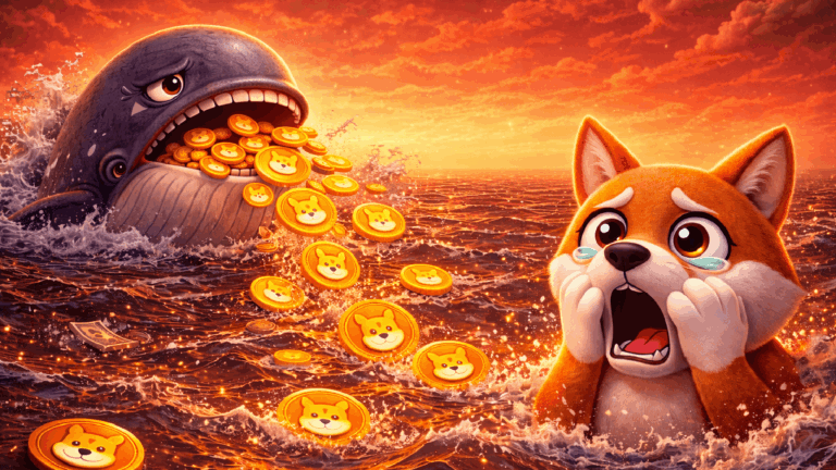 Pressão de venda no SHIB? Baleia envia 349 bilhões de tokens para exchange