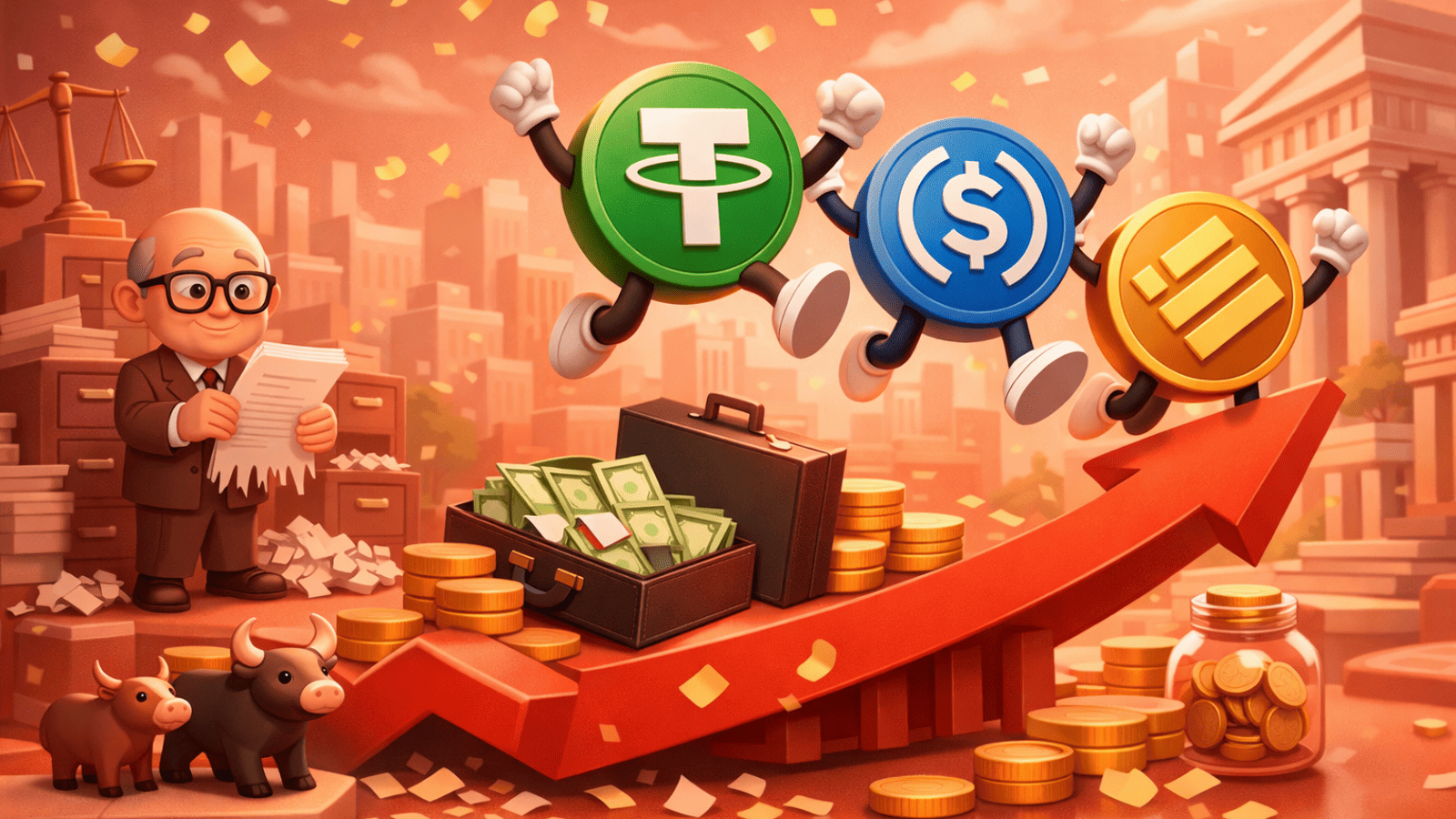 SEC reduz exigência em 98% e abre caminho para uma avalanche institucional nas stablecoins