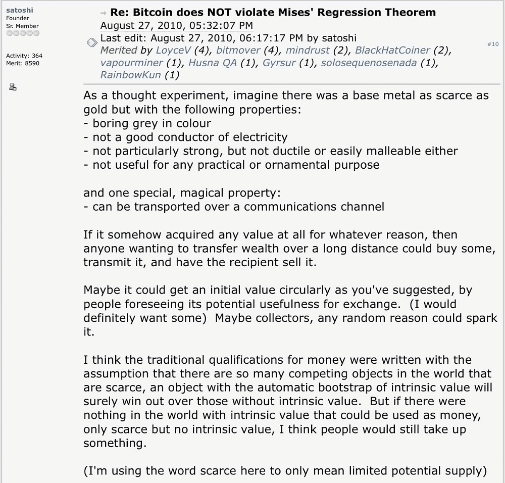 Mensagem de Satoshi Nakamoto reaparece após 16 anos e reforça a tese mais poderosa do Bitcoin