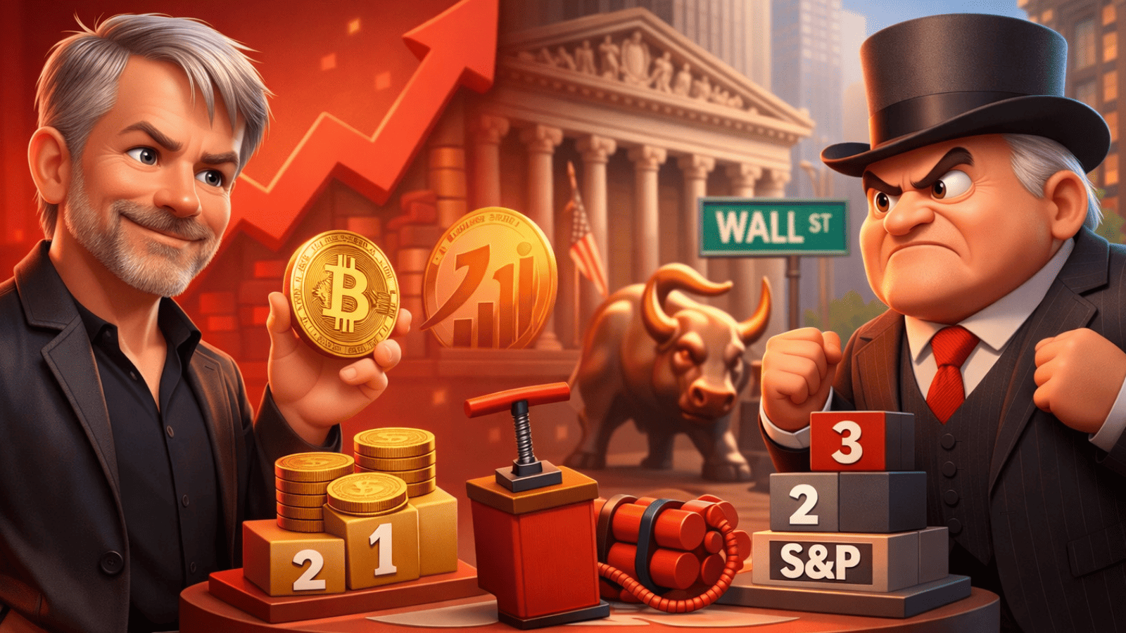 Saylor desafia Wall Street: Bitcoin pode render 3x mais que o S&P — e a Strategy não vai vender