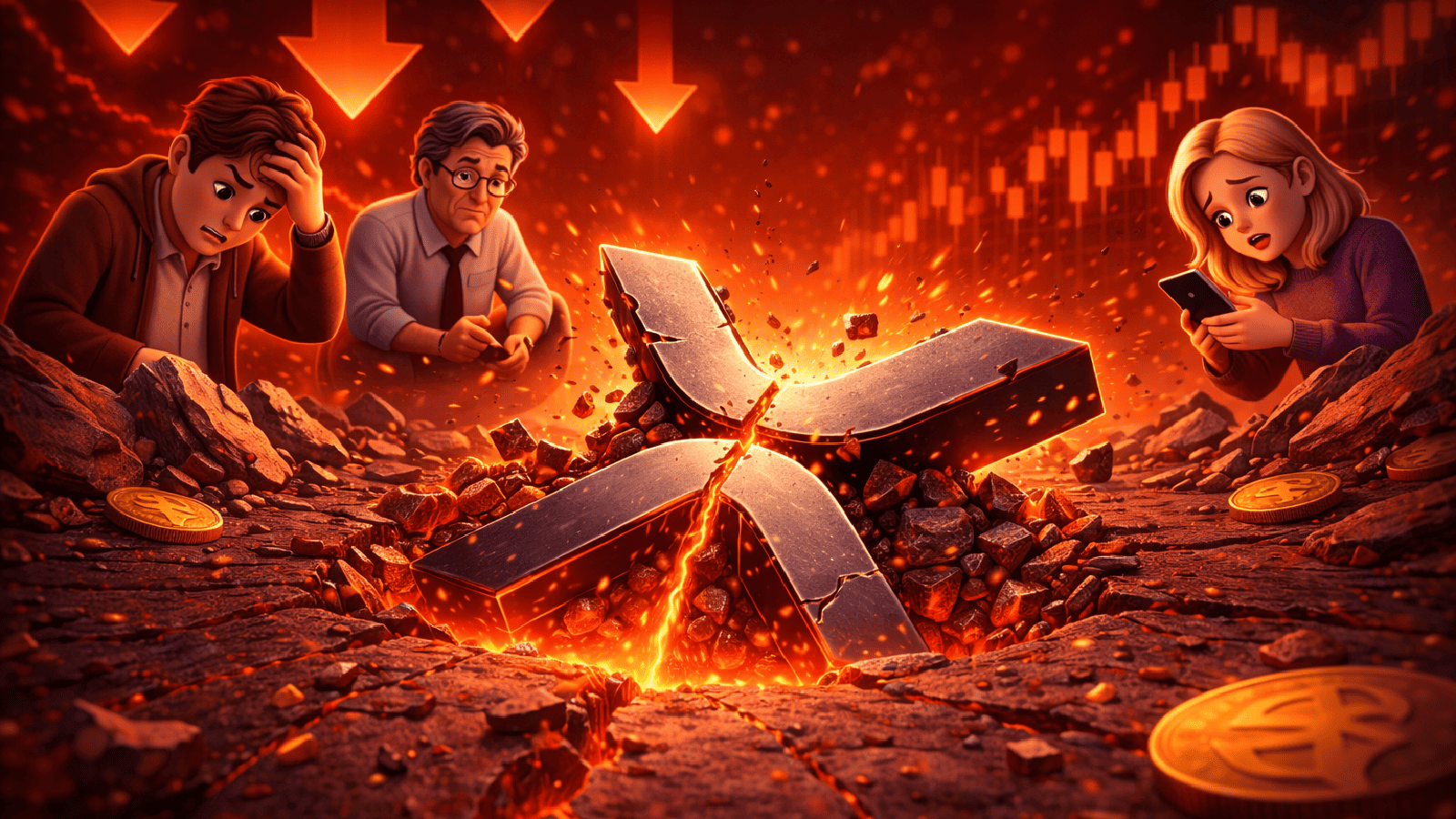 Será o fim do XRP abaixo de US$ 1 Queda preocupa o mercado