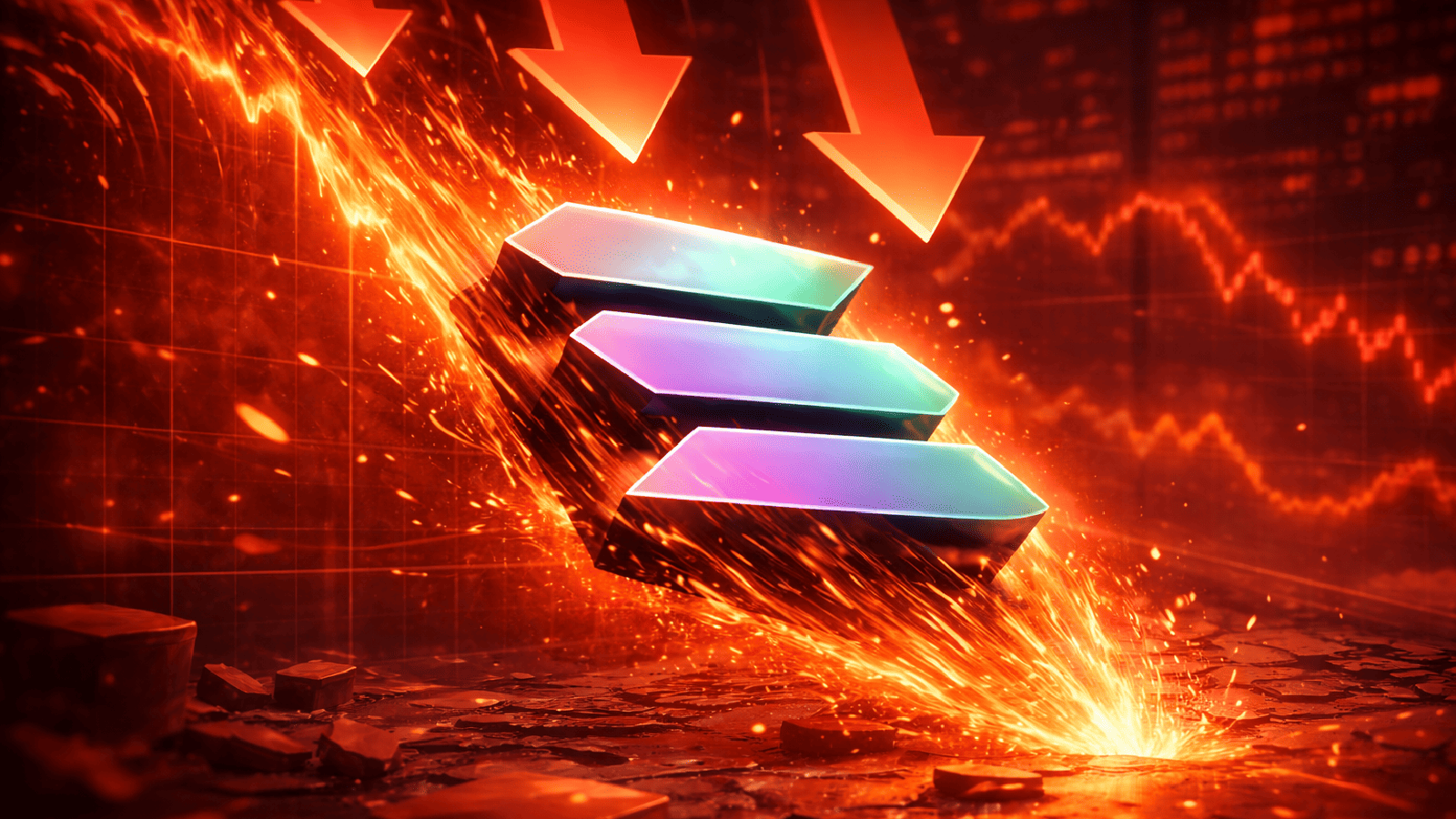 Solana em perigo? Análise técnica indica possível queda para US$ 50