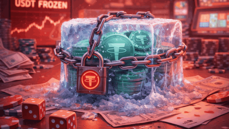 Tether congela US$ 544 milhões e expõe o tamanho da rede global de apostas ilegais em cripto