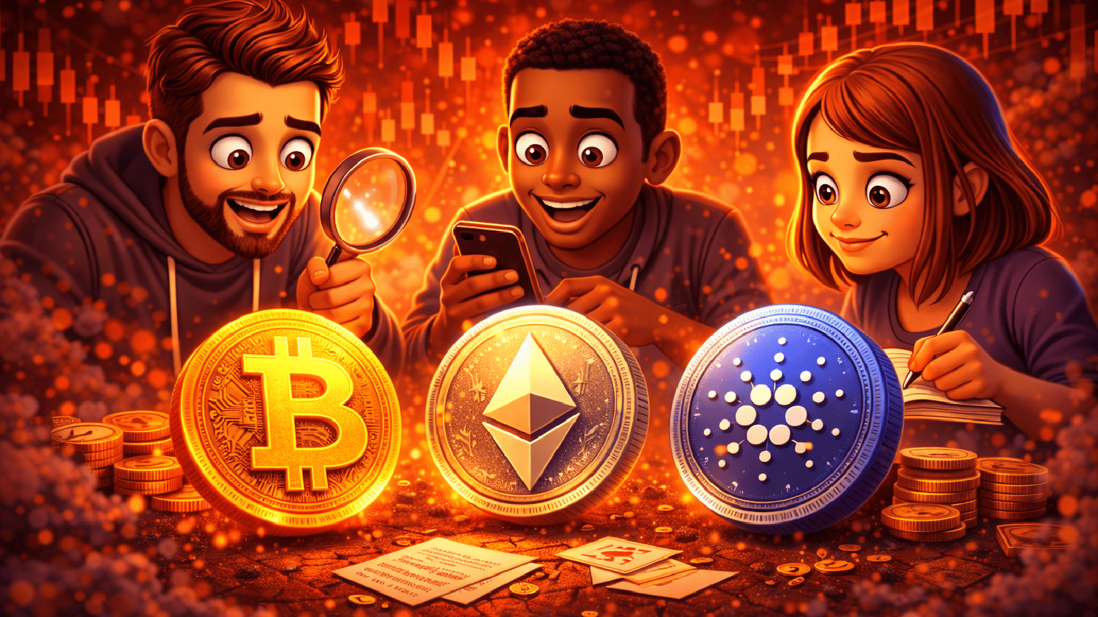 Três criptomoedas para ficar de olho neste final de semana