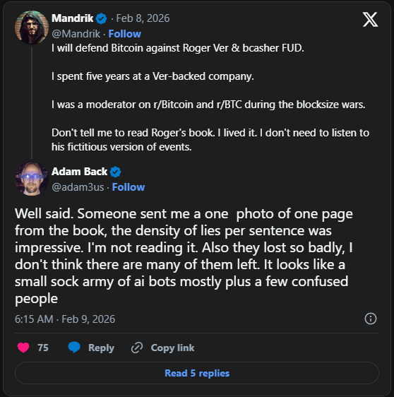 Ataque silencioso? Adam Back denuncia uso de IA para espalhar FUD contra o Bitcoin