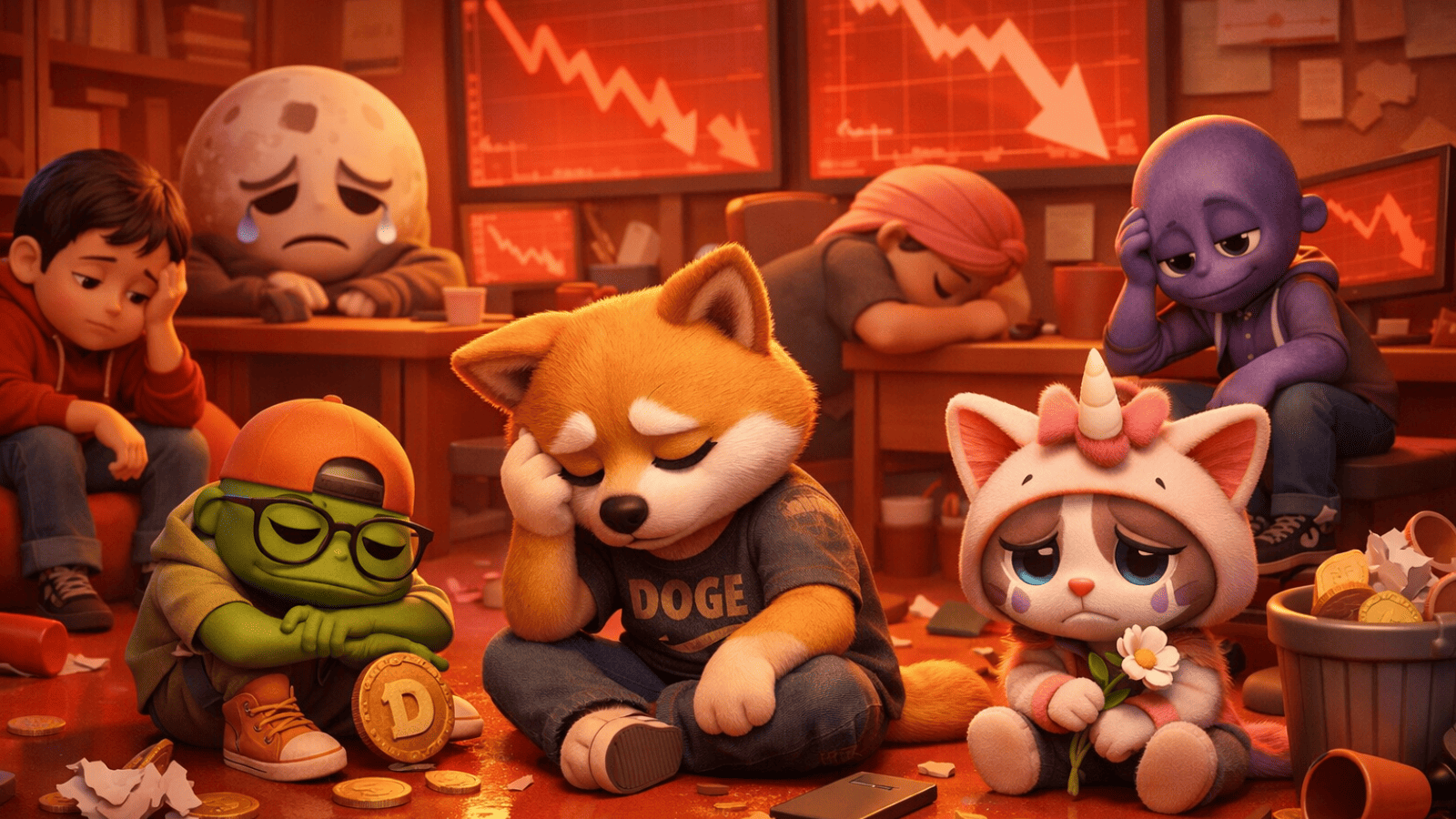 “Todos desistiram”: colapso das memecoins pode estar marcando o fundo do mercado