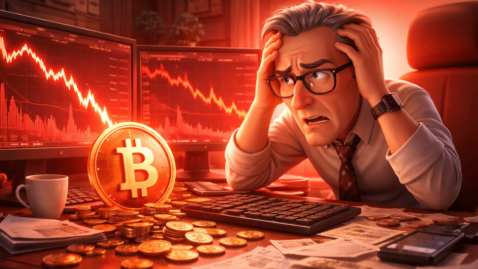 Após perder a maior alta da década, crítico do Bitcoin dobra aposta e faz previsão sombria